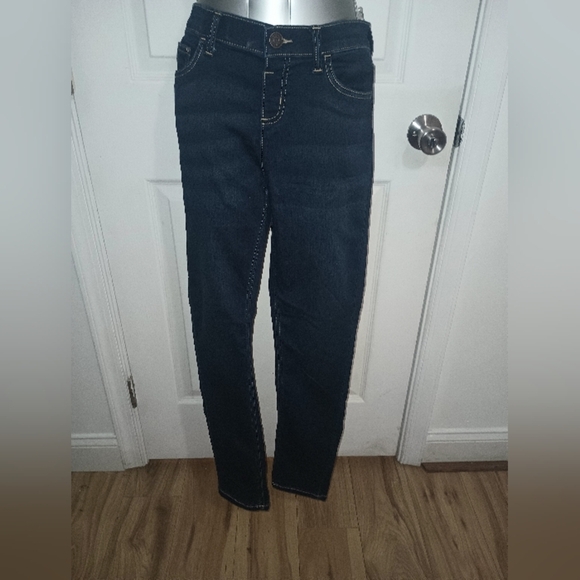 Justice Blue Straight Leg Jeans - Picture 1 of 5